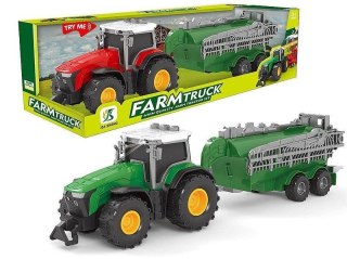 Traktor z przyczepą światło dźwięk MIX
