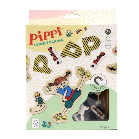 Magnetyczne literki i obrazki Pippi