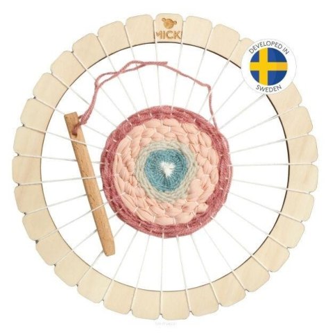 Zestaw kreatywny krosno okrągłe 21cm ramka do tkan Zestaw kreatywny krosno okrągłe 21cm ramka do tkan