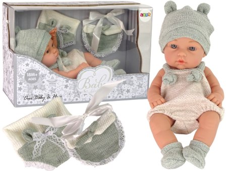 Lalka Słodki Bobas Sweter Czapeczka Zielona 30 cm Lalka Słodki Bobas Sweter Czapeczka Zielona 30 cm