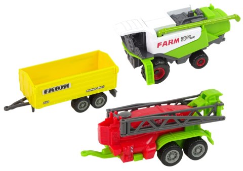 Zestaw Maszyn Rolniczych Pojazdów Farmerskich 6 sztuk Traktor Zestaw Maszyn Rolniczych Pojazdów Farmerskich 6 sztuk Traktor
