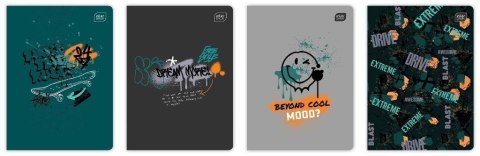 Zeszyt A5/32K 3kol linia 70g UV Urban (10szt)