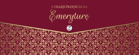 Karnet lux z okazji przejścia na emeryturę