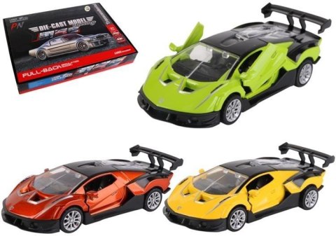 Samochód metalowy 1:32 napęd Super Sport No.3 mix Samochód metalowy 1:32 napęd Super Sport No.3 mix