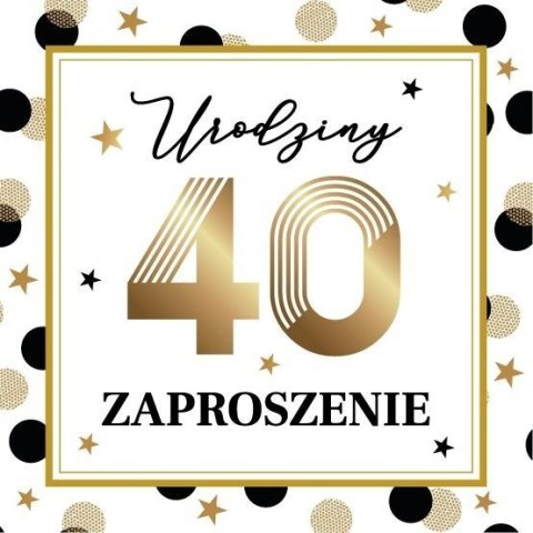 Zaproszenie Urodziny (10szt)