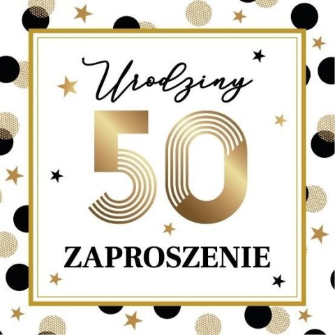 Zaproszenie Urodziny (10szt)