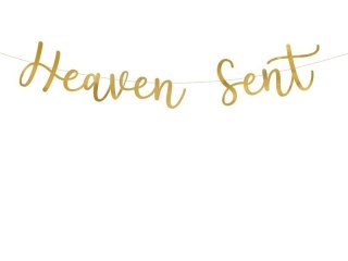 Baner Heaven Sent złoty 14,5x85cm