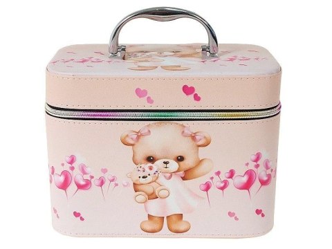 Kuferek L z lusterkiem na zamek 23x18x15cm