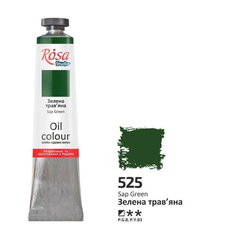 Farba olejna sap green 525 45ml