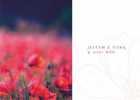 Karnet - Jestem z Tobą - maki Karnet - Jestem z Tobą - maki