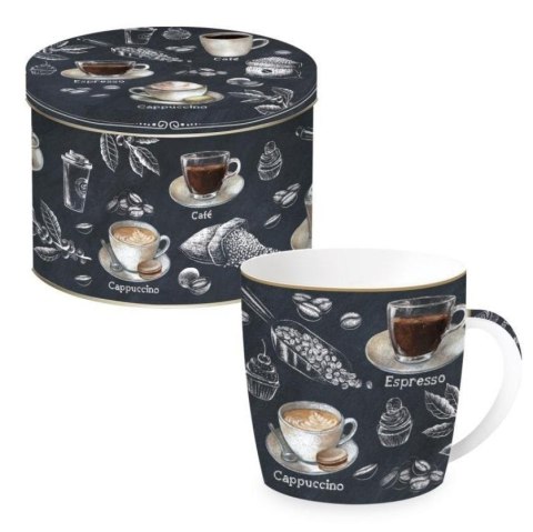 Kubek porcelanowy w ozdobnej puszce 350ml