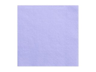Serwetki trójwarstwowe liliowe 33x33cm 20szt
