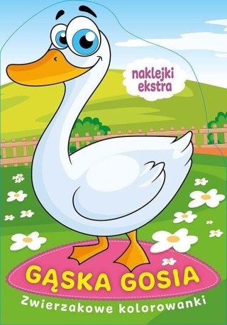 Zwierzakowe kolorowanki. Gąska Gosia