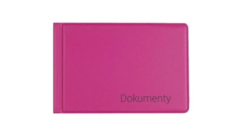 Okładka na dokumenty małe pink Okładka na dokumenty małe pink