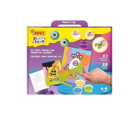 Play&Fun Malowanie piaskiem - Stwory JOVI