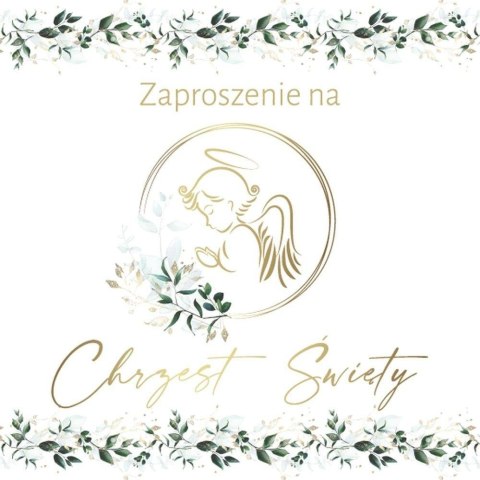 Zaproszenie Chrzest (5szt) Zaproszenie Chrzest (5szt)