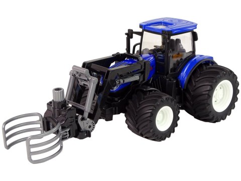Traktor Zdalnie Sterowany z Chwytnikiem Niebieski Traktor Zdalnie Sterowany z Chwytnikiem Niebieski