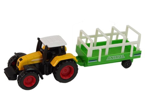 Zestaw Farma Traktor Przyczepa Koń 1:64 Zestaw Farma Traktor Przyczepa Koń 1:64