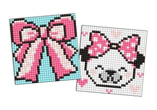 Diamentowa mozaika Kids naklejka - Muszka 9x9cm