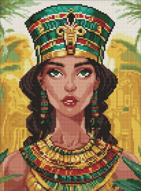 Diamentowa mozaika - Egipska księżniczka 30x40cm