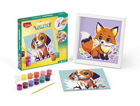 Creativ malowanie po numerach piesek/lisek