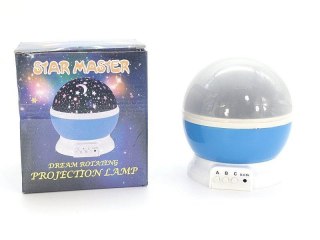 Lampa LED z projektorem