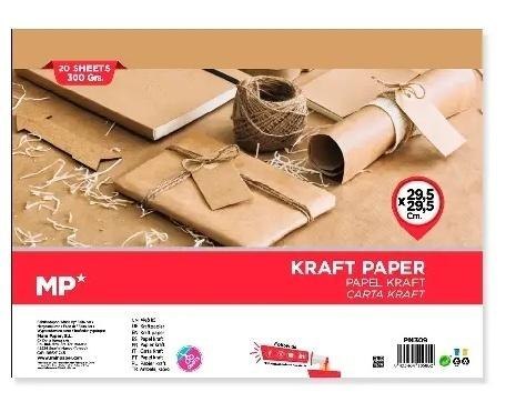 Papier kraftowy 295x295 20 arkuszy Papier kraftowy 295x295 20 arkuszy