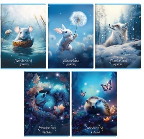 Zeszyt A5/16K linia podwójna Wonderland (20szt) Zeszyt A5/16K linia podwójna Wonderland (20szt)