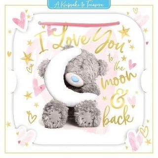 Kartka okolicznościowa I love you to the moon&back