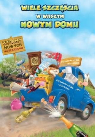 Kartka okolicznościowa Nowy dom