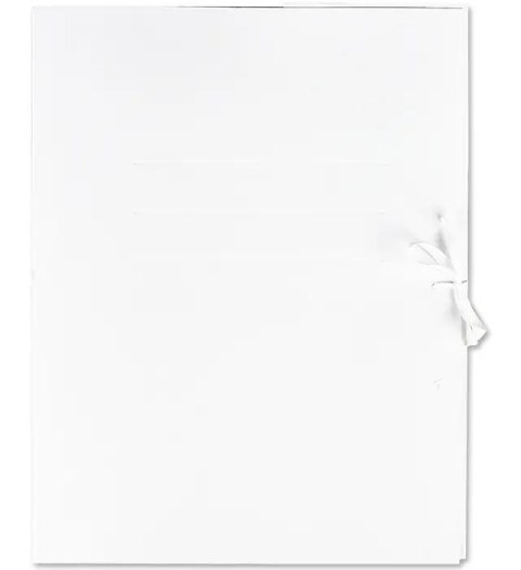 Teczka wiązana A4 biała (10szt) GRAND