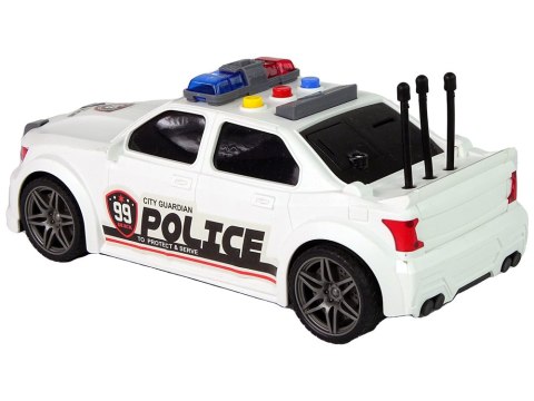Auto Sportowe Policja 1:16 Biały Dźwięk Auto Sportowe Policja 1:16 Biały Dźwięk