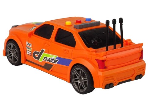 Auto Sportowe Wyścigowe 1:16 Pomarańczowy Dźwięk Auto Sportowe Wyścigowe 1:16 Pomarańczowy Dźwięk