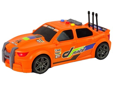 Auto Sportowe Wyścigowe 1:16 Pomarańczowy Dźwięk Auto Sportowe Wyścigowe 1:16 Pomarańczowy Dźwięk
