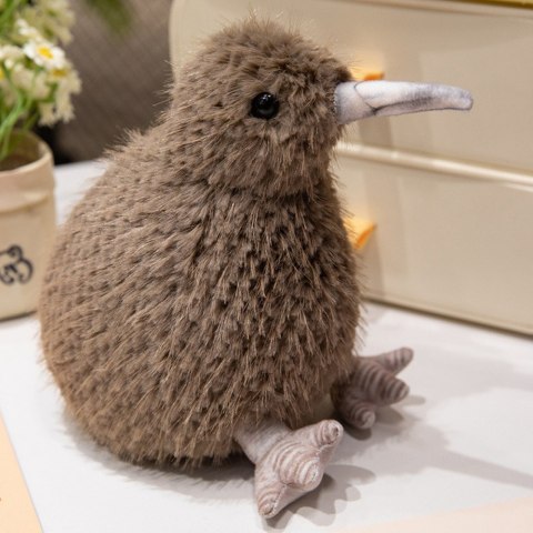 Pluszowy Ptak Kiwi Pluszak Maskotka Przytulanka Ciemnobrązowy 21cm Pluszowy Ptak Kiwi Pluszak Maskotka Przytulanka Ciemnobrązowy 21cm