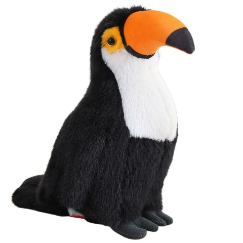 Pluszowy Ptak Tukan Pluszak Maskotka Przytulanka Biały 35cm Pluszowy Ptak Tukan Pluszak Maskotka Przytulanka Biały 35cm