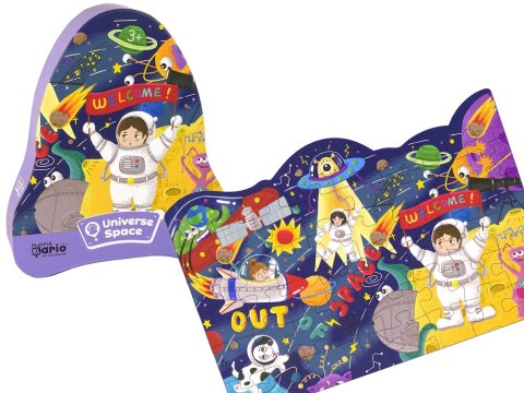Puzzle Kosmos Ufo Planety 48 Elementów Puzzle Kosmos Ufo Planety 48 Elementów