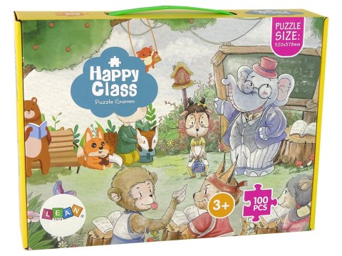 Puzzle Szkoła Dla Zwierząt 100 Elementów Puzzle Szkoła Dla Zwierząt 100 Elementów