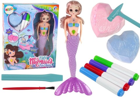 Zestaw DIY Syrena Fioletowa Skarby Wykopaliska Zestaw DIY Syrena Fioletowa Skarby Wykopaliska