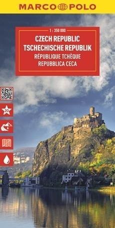 Mapa drogowa Czechy 1:350 000 Mapa drogowa Czechy 1:350 000