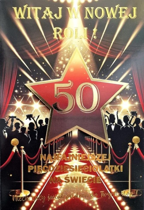 Karnet Urodziny 50 4K Karnet Urodziny 50 4K