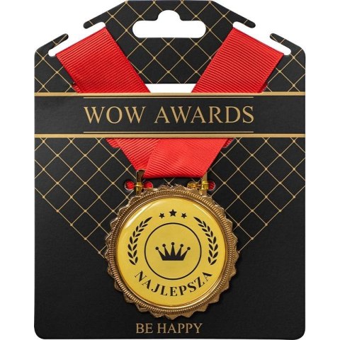 Medal prezentowy z napisem Najlepsza Medal prezentowy z napisem Najlepsza