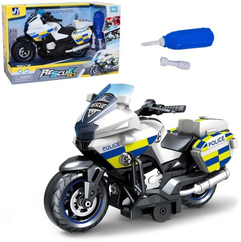 Motocykl policyjny rozkręcany na baterie Motocykl policyjny rozkręcany na baterie
