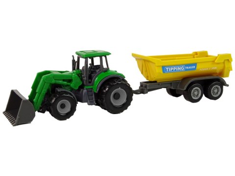 Pojazd Rolniczy Traktor Przyczepka D Zielony Pojazd Rolniczy Traktor Przyczepka D Zielony