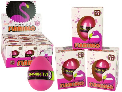 Rosnące Jajo Flaming 6cm Różowe Rosnące Jajo Flaming 6cm Różowe