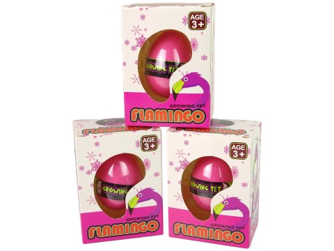 Rosnące Jajo Flaming 6cm Różowe Rosnące Jajo Flaming 6cm Różowe