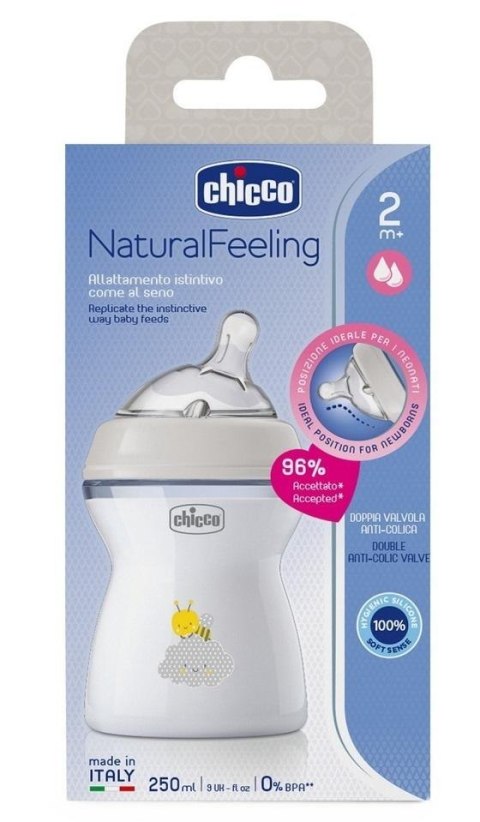 Butelka plastik NaturalFeeling 250ml 2m+ Butelka plastik NaturalFeeling 250ml 2m+