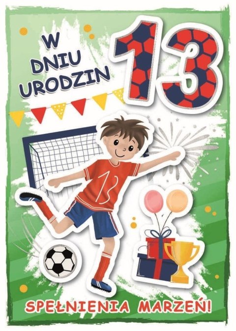 Karnet urodziny 13 Karnet urodziny 13