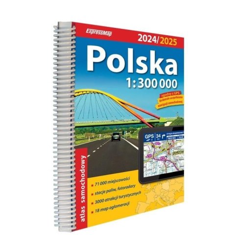 Polska atlas samochodowy 1:300 000 Polska atlas samochodowy 1:300 000