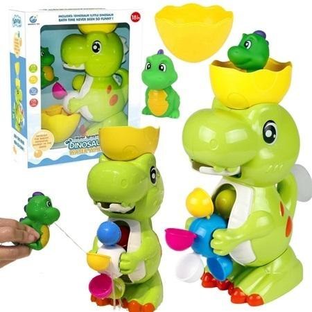 Dinozaur z kołowrotkiem do kąpieli Dinozaur z kołowrotkiem do kąpieli